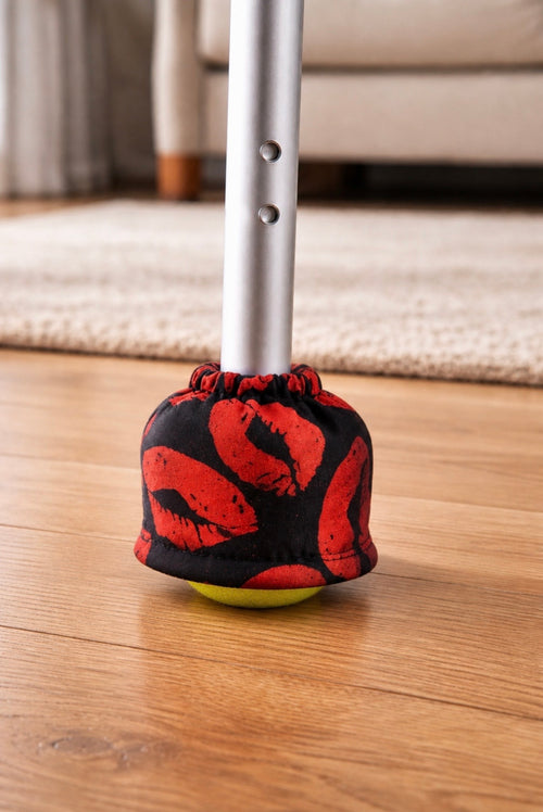 BrighterStride™ Walker Tennis Ball Covers – Decorative, Washable & Secure