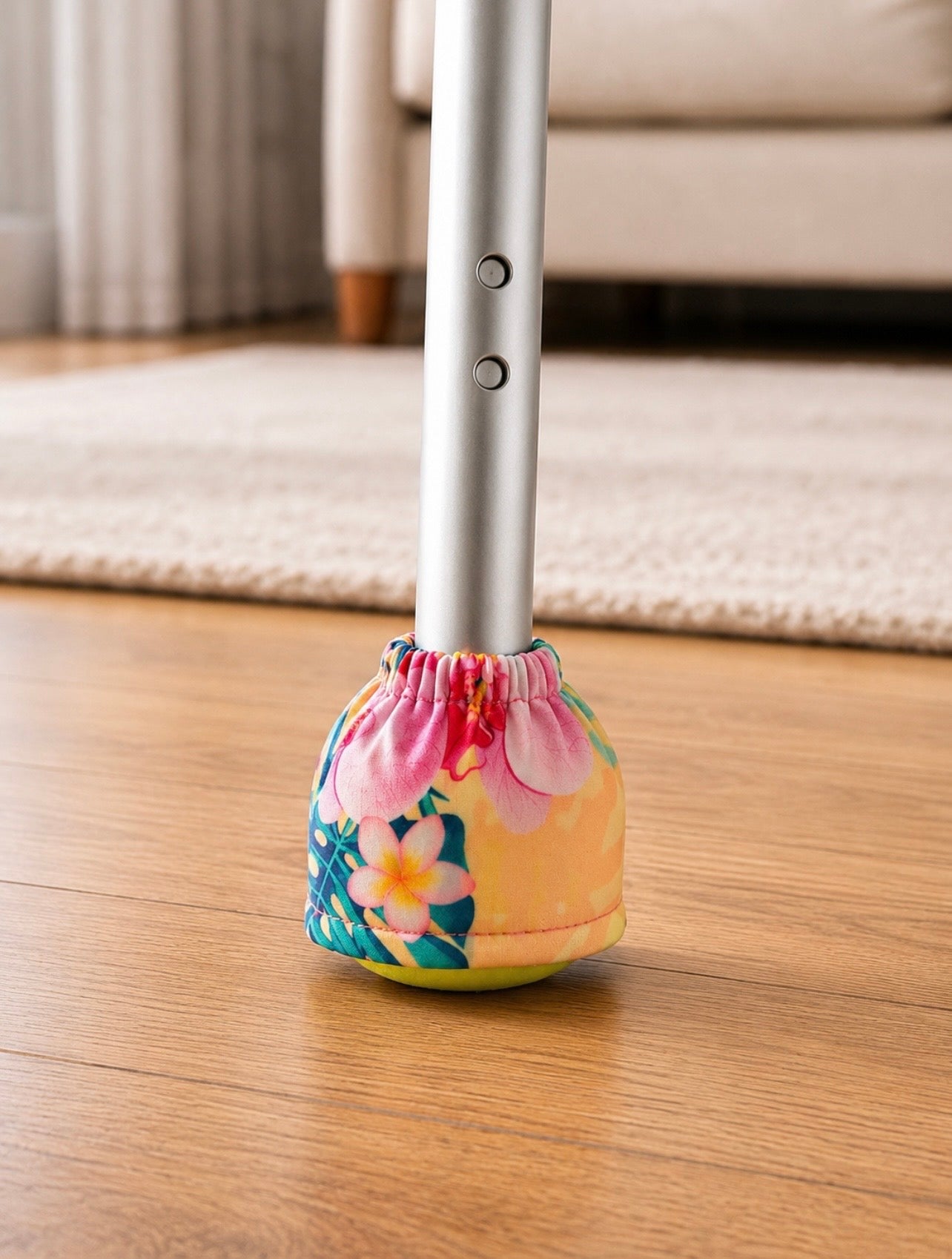 BrighterStride™ Walker Tennis Ball Covers – Decorative, Washable & Secure