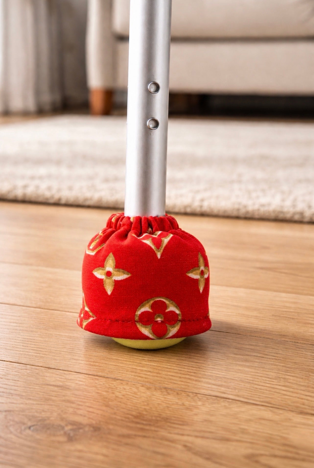 BrighterStride™ Walker Tennis Ball Covers – Decorative, Washable & Secure