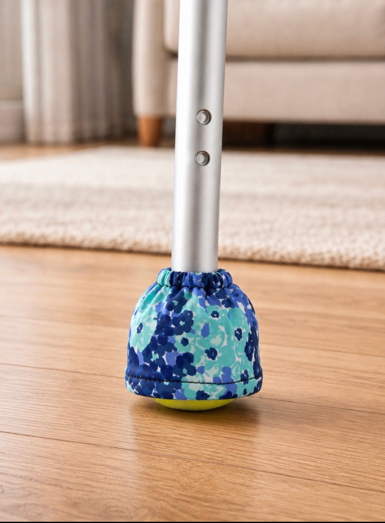 BrighterStride™ Walker Tennis Ball Covers – Decorative, Washable & Secure