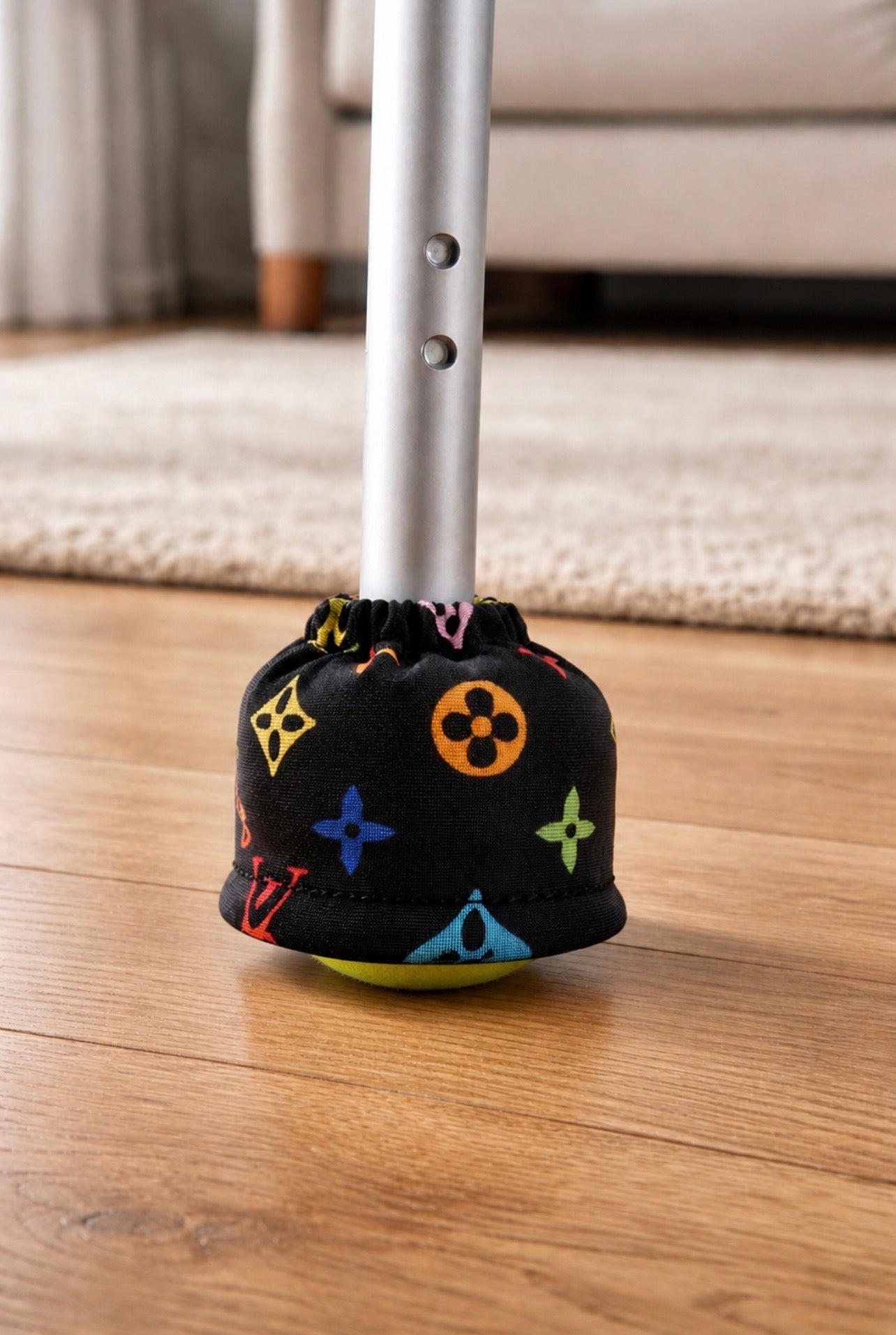 BrighterStride™ Walker Tennis Ball Covers – Decorative, Washable & Secure